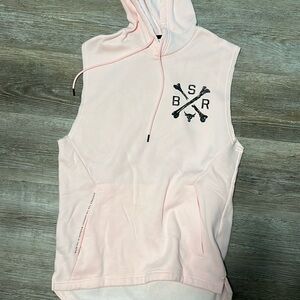 The Rock sleeveless hoodie- NEVER WORN!